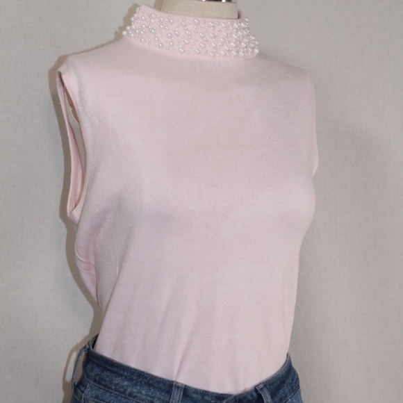 Mercer Street Studio 2 Pc. Pink Beaded Sweater - Picture 9 of 15